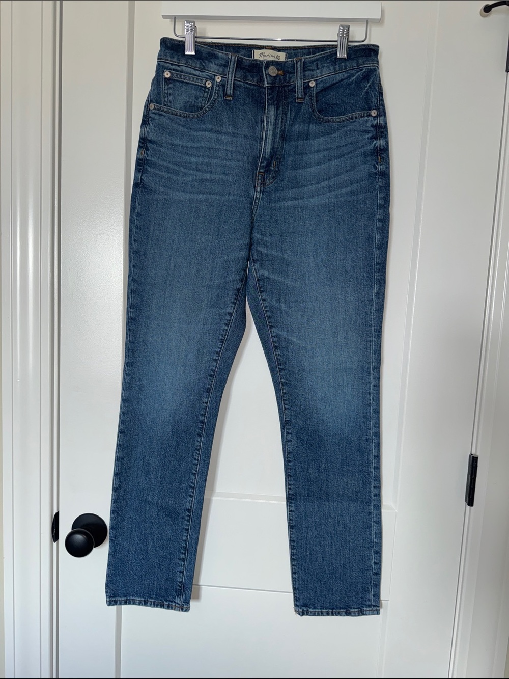 Madewell The High-Rise Slim Boyjean Blue Waist 27